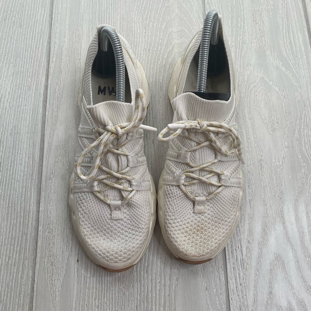 Madewell Women's Eyelet White The Field Knit Sneakers Size 8.5 - Picture 9 of 10